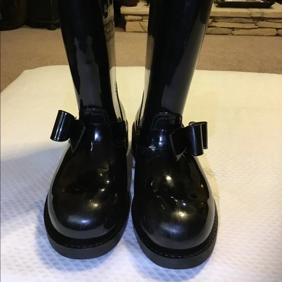 Red Valentino rubber rain boots - Picture 8 of 11